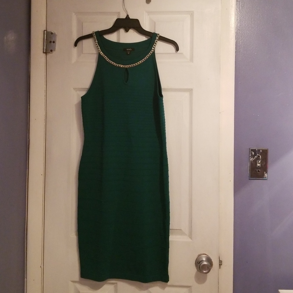 Spandex Green Dress